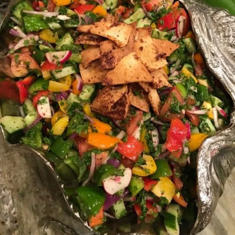 Fattoush Chicken Salad