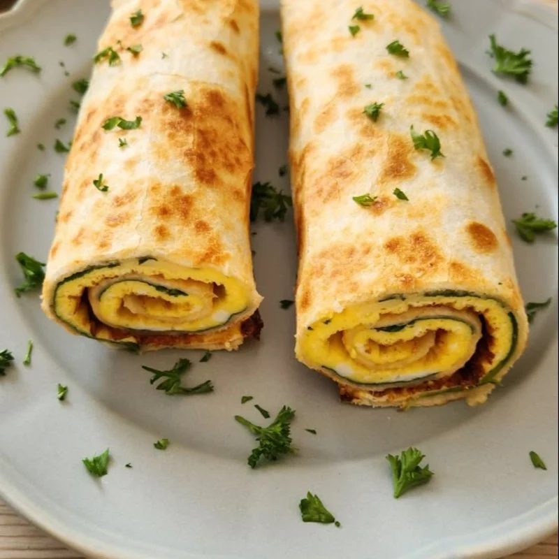 Egg Omelette Porotta