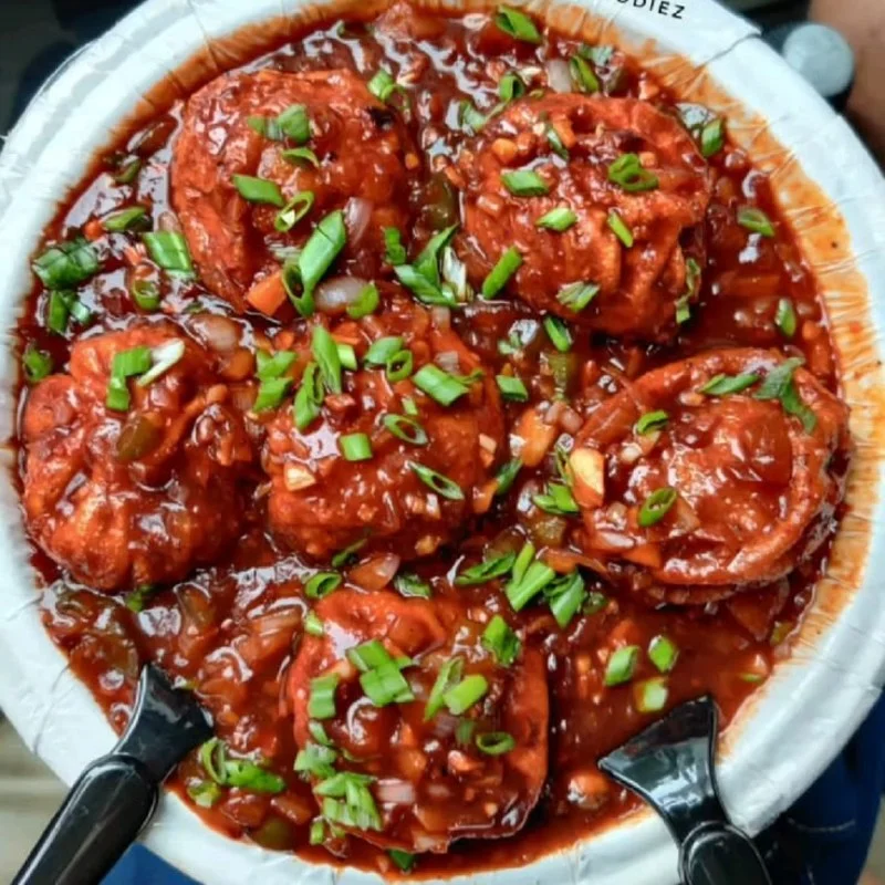 Egg chilly dry