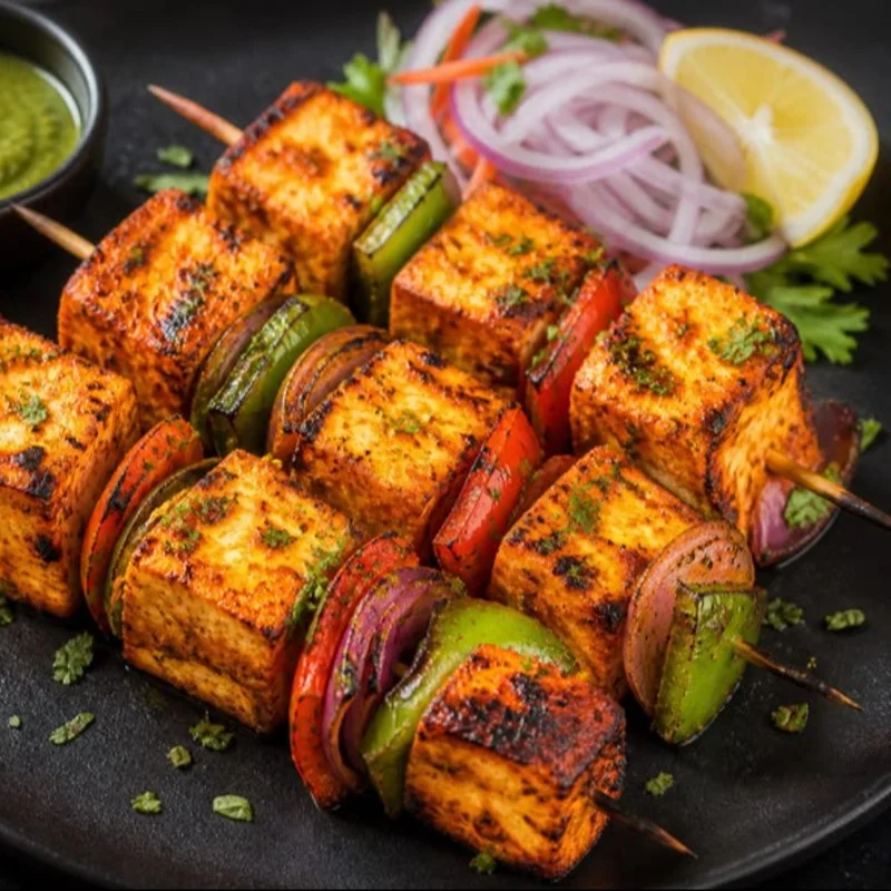 Achari paneer tikka