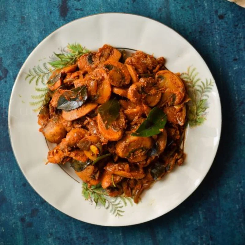 Mushroom Ghee Roast Dry